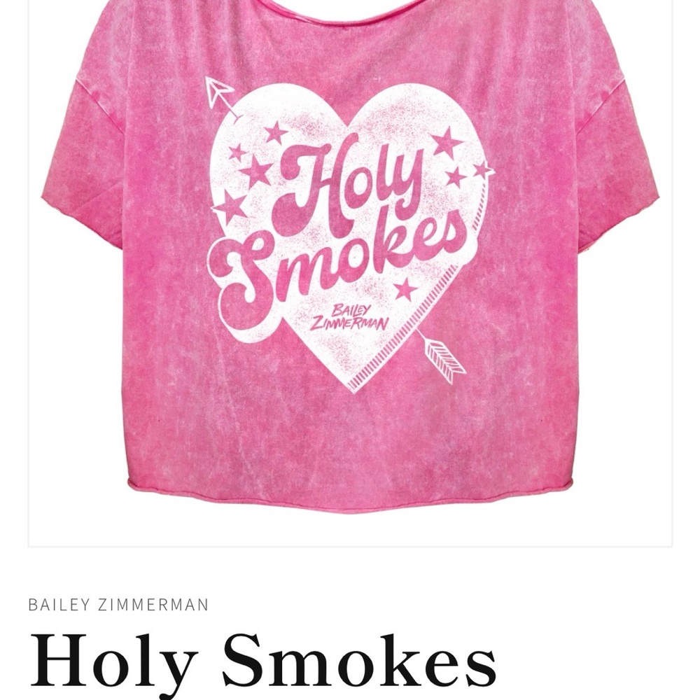 Bailey Zimmerman Pink Graphic Tee